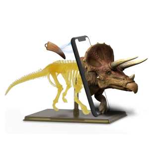 Card with Triceratops